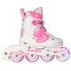Kinderrollschuhe inSPORTline Caneto mit LED-Vorderrädern