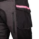 W-TEC Barbata Damen-Motorradhose - černo-šedo-růžová