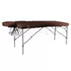 inSPORTline Tamati Massagetisch 2-teilig aus Aluminium - schwarz - braun
