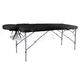 inSPORTline Tamati Massagetisch 2-teilig aus Aluminium - schwarz - schwarz
