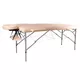 inSPORTline Tamati Massagetisch 2-teilig aus Aluminium - schwarz - cremeweiß