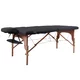 Massageliege inSPORTline Orashi 186x60x62,5-85,5 cm 2-teilig aus Holz - cremefarbe