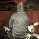 W-TEC Lighty Motorradregenmantel - transparent