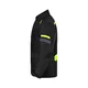 W-TEC Pinapoco Kinder Wachsende Moto Jacke - schwarz-fluo