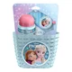 Radfahrset Frozen II (Korb, Flasche, Klingel) - hellblau