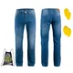 W-TEC Davosh Herren Motorradjeans - blau