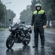W-TEC Nowet-Motorradjacke - schwarz-fluo