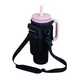 Tragbare Thermotasche 1200 ml - rosa - schwarz