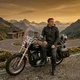 W-TEC Murayo Leder-Motorradjacke - schwarz