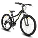 Hiland Climber 24" Junior-Mountainbike • 140–160 cm - schwarz