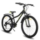 Hiland Climber 24" Junior-Mountainbike • 140–160 cm - schwarz