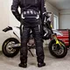 W-TEC Aircross Motorradhosen - schwarz-grau
