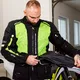 W-TEC Aircross Motorradjacke - schwarz-fluo gelb