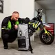 W-TEC Aircross Motorradjacke - schwarz-fluo gelb