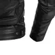 Herren Leder Motorradjacke W-TEC Urban Noir - schwarz