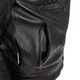 Herren Leder Motorradjacke W-TEC Urban Noir - schwarz