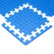 Puzzlematte inSPORTline Famkin (12 Fliesen, 18 Kanten) - mocha mousse - blau
