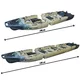 Pedal-Faltkajak 2-in-1 inSPORTline Rhoner Duo
