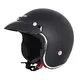 W-TEC YM-629 Motorradhelm mit Ageless Brille - mattschwarz