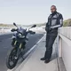 W-TEC Burdys Evo Herren-Motorradjacke - schwarz-grau-rot