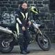 W-TEC Brandon Herren Motorradjacke - schwarz-grau-orange