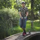 WORKER Span Roller - blau