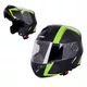 Klappbarer Motorradhelm W-TEC V270 - schwarz - schwarz-grün