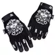 W-TEC Piston Skull Motorradhandschuhe - schwarz - schwarz