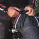 W-TEC Classic Motorradhandschuh - White Bones Schwarz