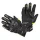 W-TEC Legend Leder-Motorradhandschuhe - schwarz-fluo