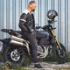 W-TEC Kancelor Herren Motorradjeans - grau
