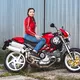 W-TEC Lustipa Damen Motorradjeans - blau
