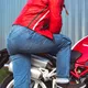 W-TEC Lustipa Damen Motorradjeans - blau