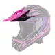 Ersatzvisier für W-TEC FS-605 Helm - Skull Smile - Extinction Pink