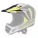 Ersatzvisier für W-TEC FS-605 Helm - Skull Smile - Yellow Graphic