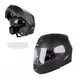 W-TEC V270 PP Klapphelm - schwarz-grün