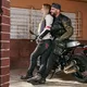 Damen Motorrad Jeans W-TEC Leonarda - schwarz