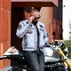 W-TEC Patriot Herren Textiljacke - grau