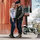 W-TEC Patriot Herren Textiljacke - grau