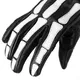 W-TEC Classic Motorradhandschuh - White Bones Schwarz