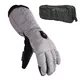 Glovii GS8 Beheizte Ski- und Motorradhandschuhe - grau - grau