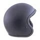W-TEC Badachos Chopper-Helm mit Steamrust-Schutzbrille - mattschwarz