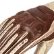 W-TEC Retro Leder Motorradhandschuhe - braun-beige