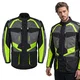 W-TEC Burdys Evo Herren-Motorradjacke - schwarz-grau-grün