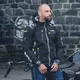W-TEC Kybero Herren Softshell Motorradjacke - schwarz-fluo