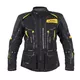 W-TEC Aircross Motorradjacke - schwarz-fluo gelb - Schwarz - Gold