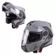 Klappbarer Motorradhelm W-TEC V270 - schwarz - schwarz-grau