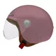 NOX N217K Motorradhelm mit 3 Innengrößen - mattschwarz - rosa