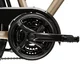 Damen-Trekkingrad Kross Trans 3.0 28" - Modell 2025 - hnědá / stříbrná / matný