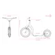 Roller Yedoo Wzoom Emoji 16/12" - Gelb